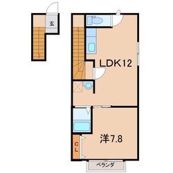 ハイツ東舞子IIIの物件間取画像